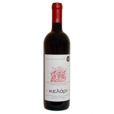 Greek Goulis Kelari Red Sweet Wine 750ml from Corfu