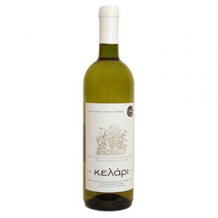 Greek Goulis Kelari White Sweet Wine 750ml from Corfu