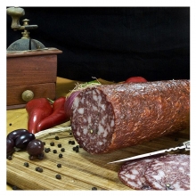 Traditional Smoked Salami from Corfu (coarsely chopped) 1800gr