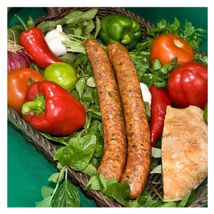 Greek Traditional Sausages of Corfu with Leeks (2-3 pcs) 500gr from Corfu