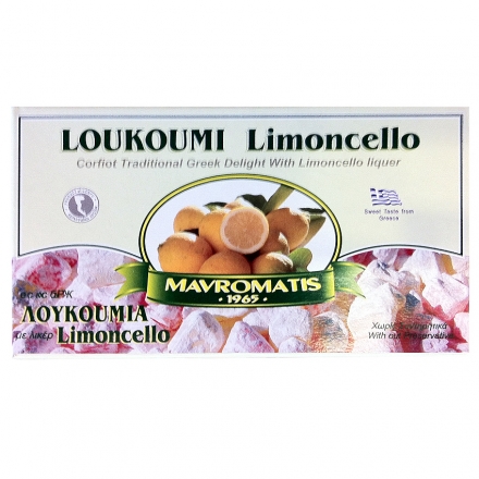 Greek Loukoumi with Limoncello 200 from Corfu