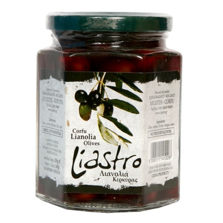 Greek Liastro Corfu Olives 210gr from Corfu