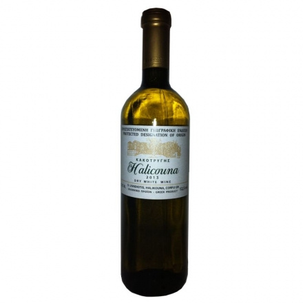 Greek Livadiotis Halicuna Kakotrygis White Wine 750ml from Corfu